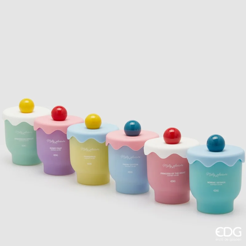 EDG - Candela Tortina con Profumo Princess of the Night H 10 Cm D 9 Cm - immagine 2