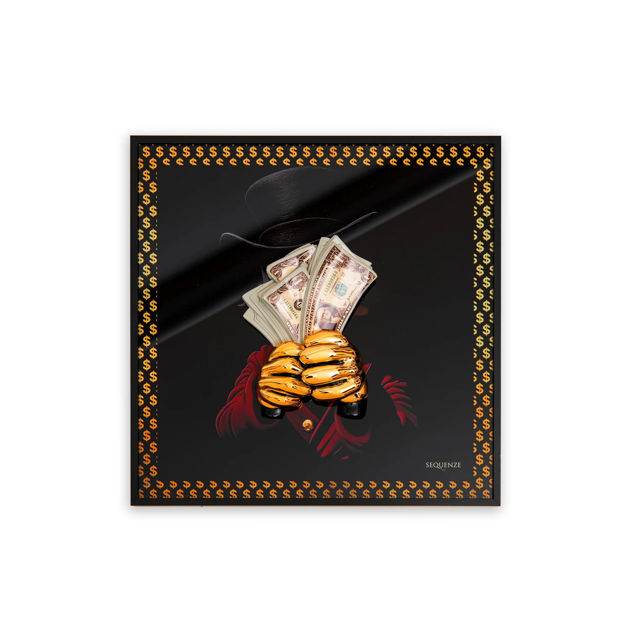 Sequenze - Quadro 3D Dream Big Oro