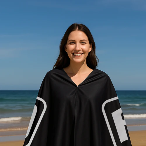 Fisura - Telo Mare RESERVED Nero - immagine 4