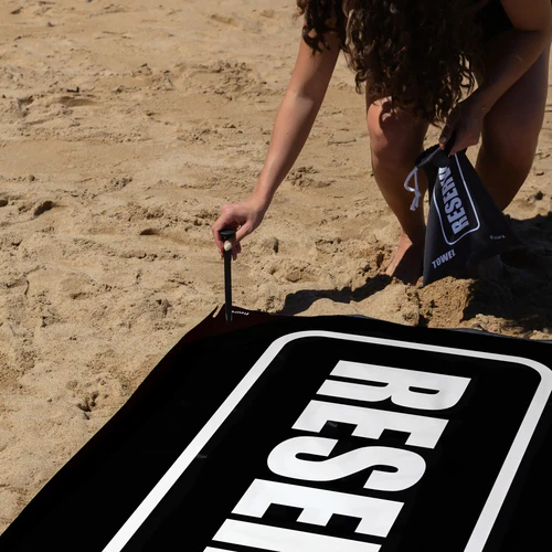 Fisura - Telo Mare RESERVED Nero - immagine 3