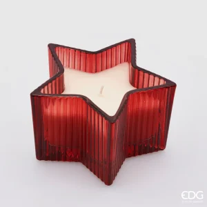 EDG - Candela Stella H 8 Cm D 13,5 Cm Princes of the Night Scatola Regalo