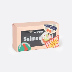 Eat My Socks – Calzini Salmon Maki – Sushi Maki di Salmone Unisex Taglia unica
