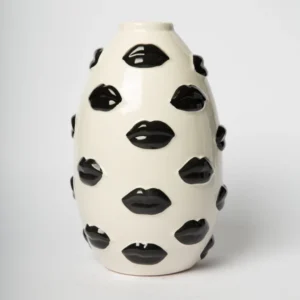 Blogo - Vaso Mouth 22cm Black