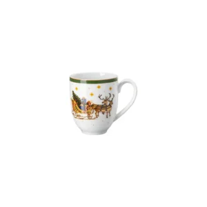 Rosenthal - Bicchiere con Manico Happy Wintertime Green
