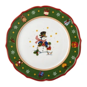 Rosenthal - Piatto Piano Happy Wintertime Green 33 cm