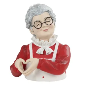 Busto Mamma Natale in Resina H.22,7 cm