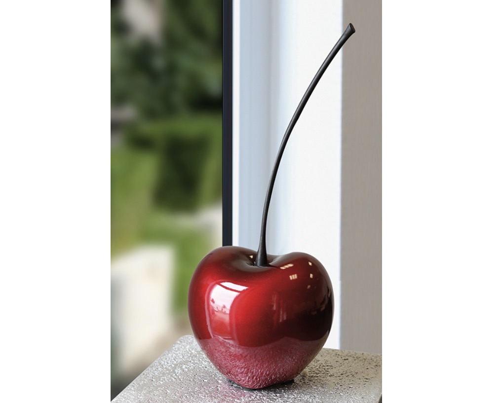 Gilde – Ciliegia Decorativa Red Cherry 62.5 cm - immagine 3