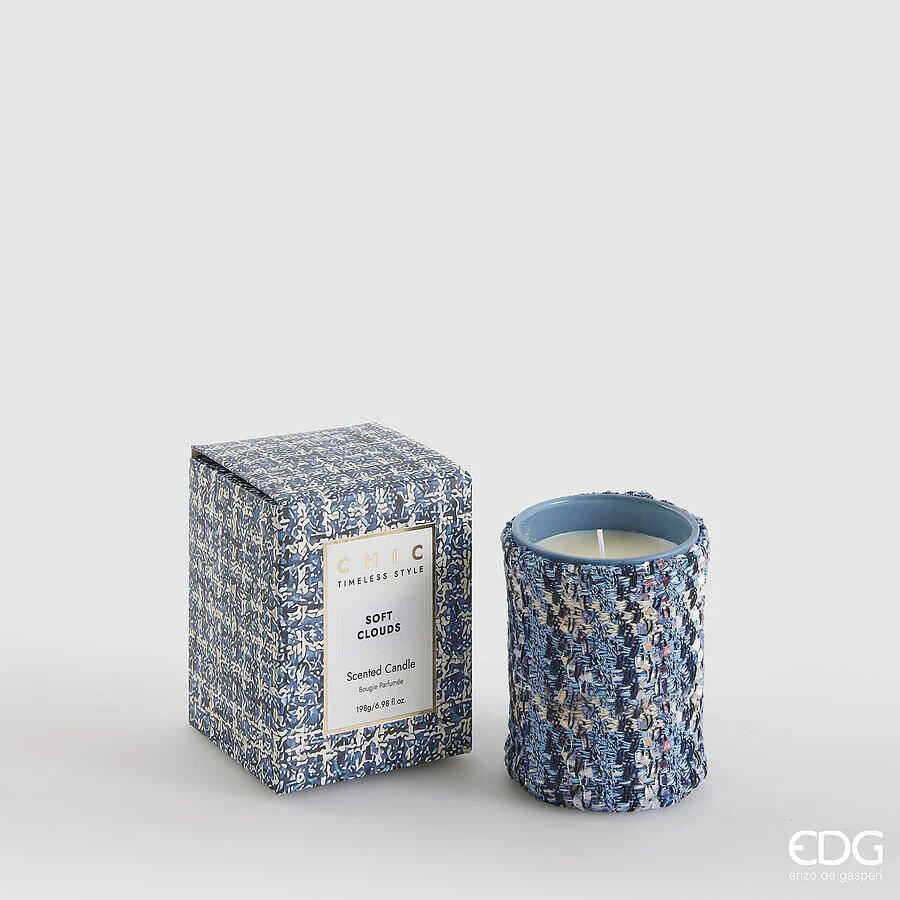 EDG - Candela Boucle con Profumo 200gr Soft Clouds Scatola Regalo