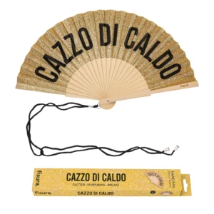 Fisura - Ventaglio Cazzo di Caldo Gold Glitter