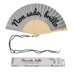 Fisura - Ventaglio Non sudo Brillo Silver Glitter