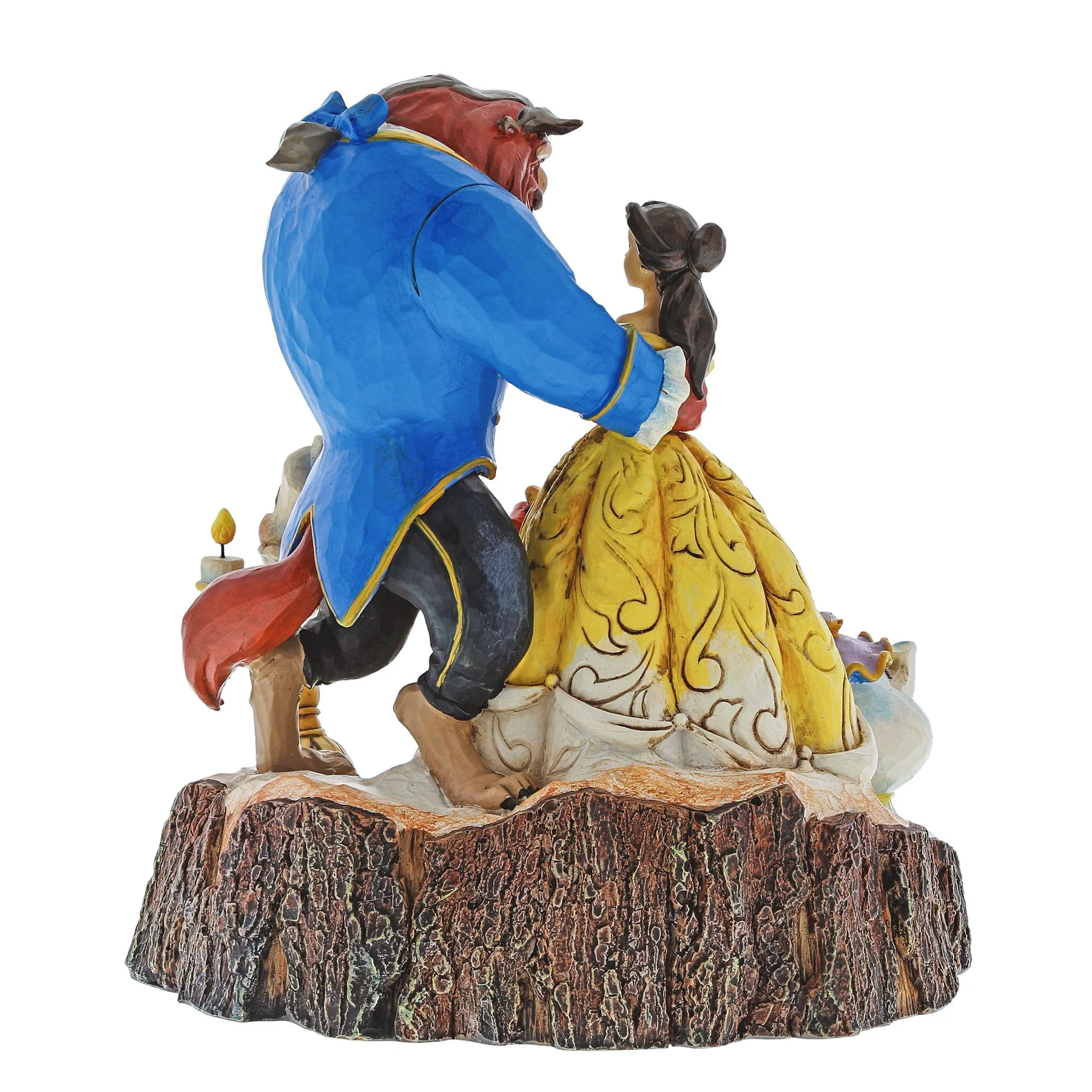 Enesco Disney - Statua de La Bella e la Bestia scolpita by cuore - Disney Traditions - immagine 2