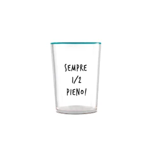 Egan - Bicchiere Smile Sempre Mezzo Pieno Ml 480