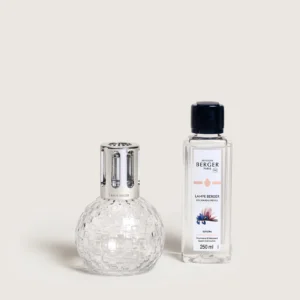 Lampe Berger - Cofanetto DISCO Trasparent + 250ml Liliflora